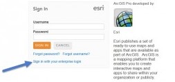 ArcGIS Pro login