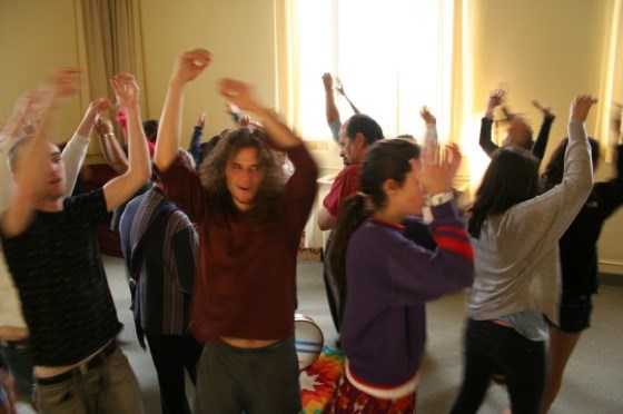 Sufi Dance Circle, led by Murshid Tasnim Fernandez.