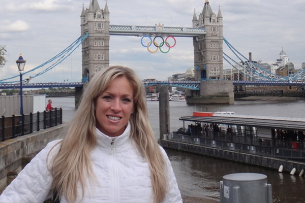 Student at the London Bridge during the 2012 Olympics